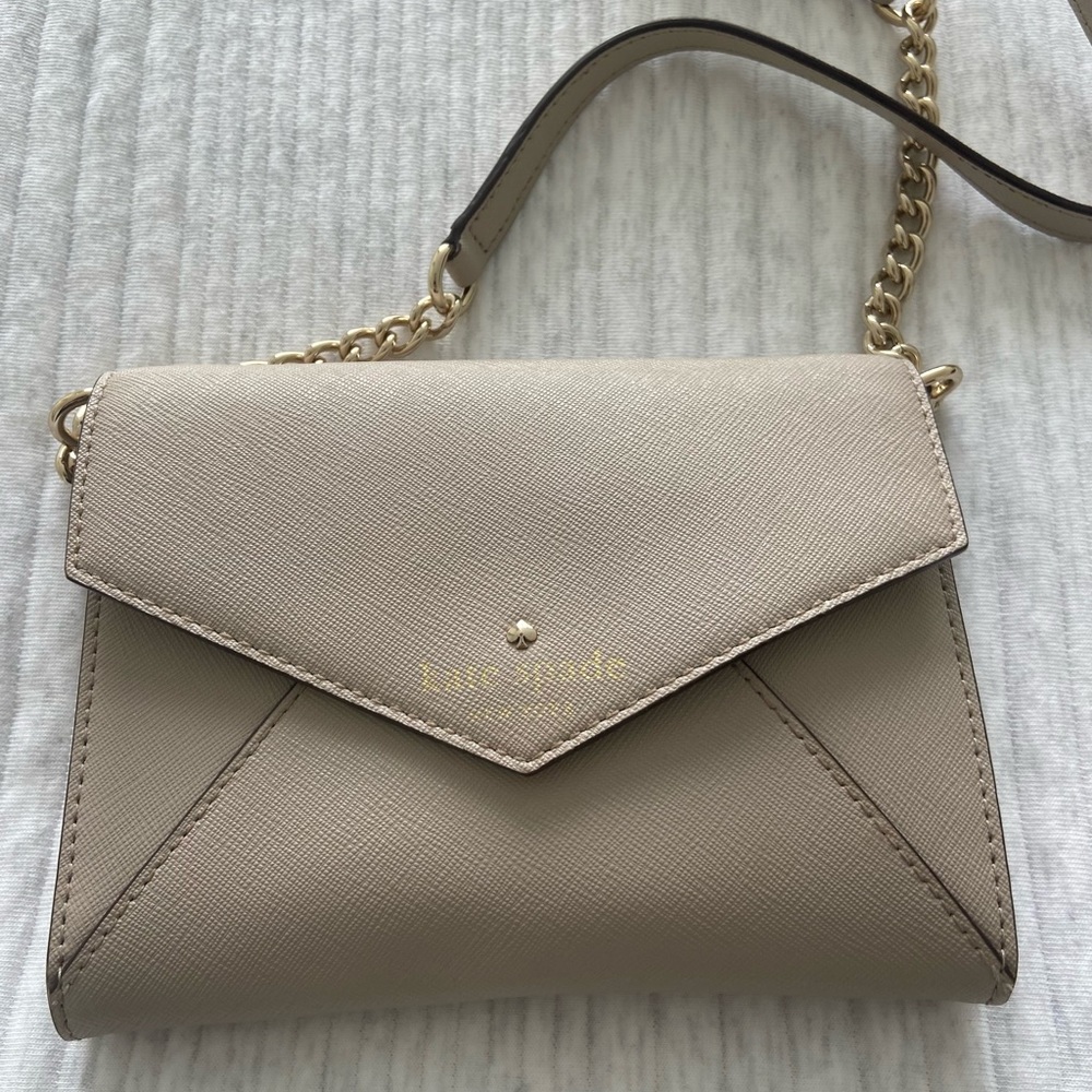 Kate Spade small leather clutch or cross body bag